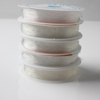 LanLi 0.5/0.6/0.7/0.8/1.0mm White stretch line nylon thread for Jewelry Necklace Jewelry Accessories And fishing