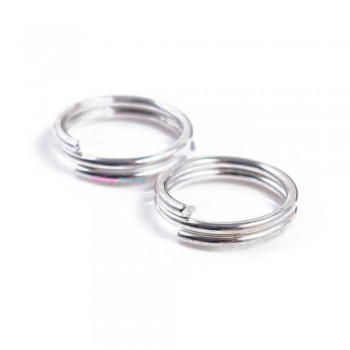 200pcs 6mm 8mm 10mm  Open Double Rings Split Rings Loops Double Jump Rings  For DIY Jewelry Making