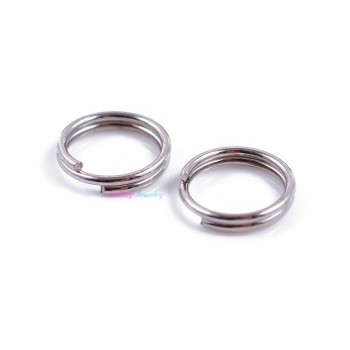 200pcs 6mm 8mm 10mm  Open Double Rings Split Rings Loops Double Jump Rings  For DIY Jewelry Making