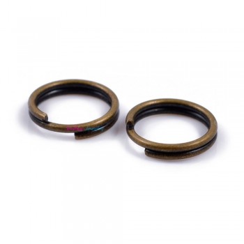 200pcs 6mm 8mm 10mm  Open Double Rings Split Rings Loops Double Jump Rings  For DIY Jewelry Making