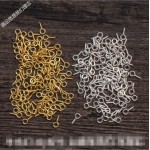 100pcs/lot DIY Fashion Jewelry Accessory Claw Nails Alloy Material 4MM Diameter Rhodium Plating Pendant Making Department