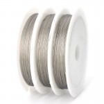 1 Roll 0.3 0.38 0.45 0.5 0.6 0.7 0.8 mm High Quality Steel Wire for Jewelry Making Finding Accessories Supplier Wholesale