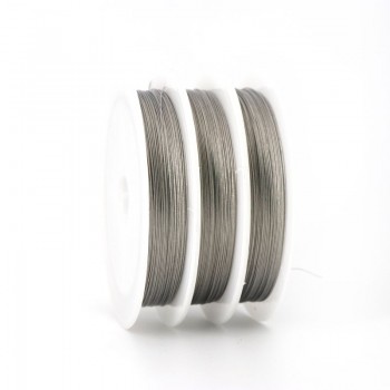 1 Roll 0.3 0.38 0.45 0.5 0.6 0.7 0.8 mm High Quality Steel Wire for Jewelry Making Finding Accessories Supplier Wholesale