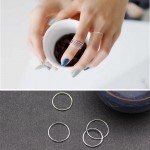 1pc Cute Tiny Rings Women original Solid 925 Sterling Silver Fine Jewelry personalized wild ring  Finger Rings Boho Jewelry Best