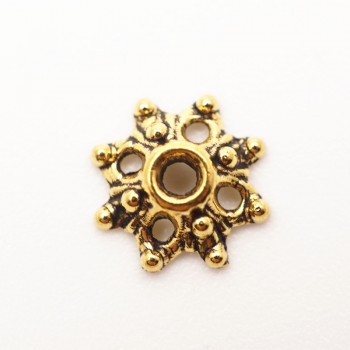 Zinc Alloy Tibetan Bead Caps Combination Fit 6-10mm Beads Bali Style Beads Making for Jewelry HK146