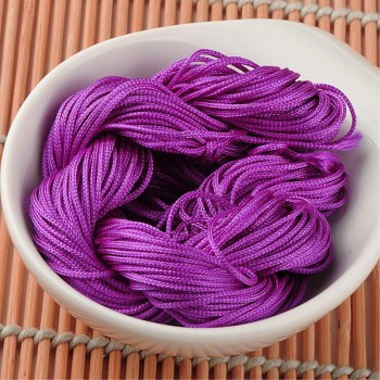 For DIY Necklace Bracelet New 1mm Diameter Chinese Knot Cord 22m Long Chinese Knot Macrame String Wire Cord Thread White
