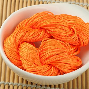 For DIY Necklace Bracelet New 1mm Diameter Chinese Knot Cord 22m Long Chinese Knot Macrame String Wire Cord Thread White