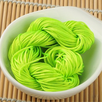 For DIY Necklace Bracelet New 1mm Diameter Chinese Knot Cord 22m Long Chinese Knot Macrame String Wire Cord Thread White