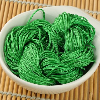 For DIY Necklace Bracelet New 1mm Diameter Chinese Knot Cord 22m Long Chinese Knot Macrame String Wire Cord Thread White