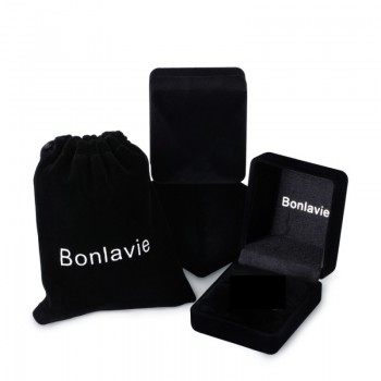 BONLAVIE Simple style 925 Sterling Silver Ring Fine Jewelry 3*3 mm Natural Gemstone Mens Ring Best Gift For Husband With Box