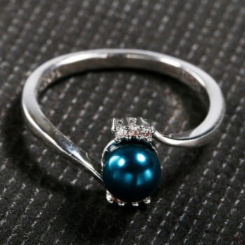Rings For Women 925 Sterling Silver Jewelry Elegant Natural Freshwater Pearl For Sale Engagement Wedding Party Christmas Gifts