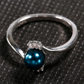 Rings For Women 925 Sterling Silver Jewelry Elegant Natural Freshwater Pearl For Sale Engagement Wedding Party Christmas Gifts