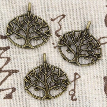 5pcs Charms life tree 27*27mm Antique Making pendant fit,Vintage Tibetan Silver,DIY bracelet necklace