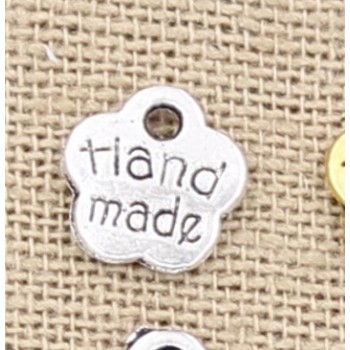 25pcs Charms HAND MADE 8mm Hollow Antique charms,pendant fit,Vintage Tibetan Silver bronze gold,DIY bracelet necklace