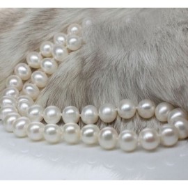 18 10-11 MM AAA +++ Akoya SOUTH SEA White Pearl Necklace 14k/20 Gold Clasp