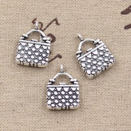 6pcs Charms handbag 18*13mm Antique Making pendant fit,Vintage Tibetan Silver,DIY bracelet necklace