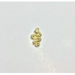 Wholesales Mini 3D Snake 20pcs per bag Zinc alloy Charms Pendant Jewelry DIY Necklace Eearring 2 Colors