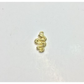 Wholesales Mini 3D Snake 20pcs per bag Zinc alloy Charms Pendant Jewelry DIY Necklace Eearring 2 Colors