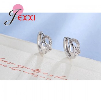Jemmin New Earrings Silver Hollow Charm Design Women Stud Earrings Fashion Jewelry Free Shipping Brincos For Females Hot Sale