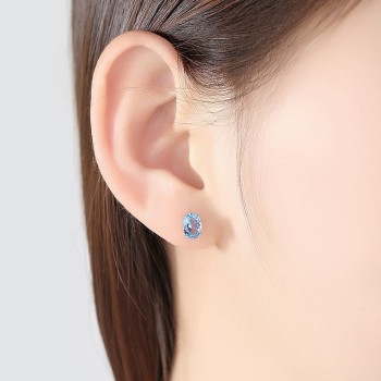 LARGERLOF 925 Sterling Silver Earrings Stud Earrings Women Fashion Jewelry wedding amp; engagement jewelry ED49006