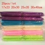 25pcs 17x23 20x30 25x35 30x40cm Jewelry Packaging Drawable Organza Bags,Wedding Party Gift Bags amp; Pouches,Jewelry Packing Bags