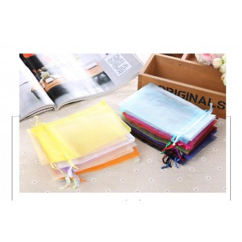 New Hot 5x7cm 7x9  9x12 10x15cm 50pcs Organza bags candy gift Jewelry Packaging Bags, Wedding Gift Packaging Bag amp; Pouches