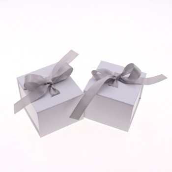 Fashion Jewelry Gift Bow Ribbon Paper Box Ring Necklace Ear Stud Wedding Boxes Jewelry Storage Case Jewelry Organizer Gift