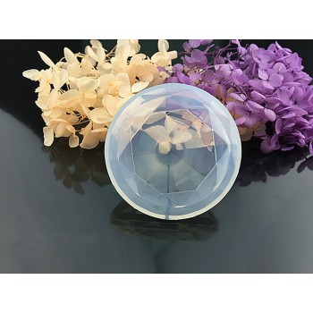 1PC Diamond Transparent Dried Flower Decorative UV Resin Mold Liquid Silicone Molds for Making Jewelry Handcraft Pendant Tools