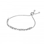 CKK 925 Sterling Silver Glacial Beauty Sliding Bracelet Original Jewelry Fashion Making Anniversary Gfit