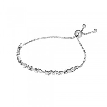CKK 925 Sterling Silver Glacial Beauty Sliding Bracelet Original Jewelry Fashion Making Anniversary Gfit