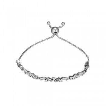 CKK 925 Sterling Silver Glacial Beauty Sliding Bracelet Original Jewelry Fashion Making Anniversary Gfit