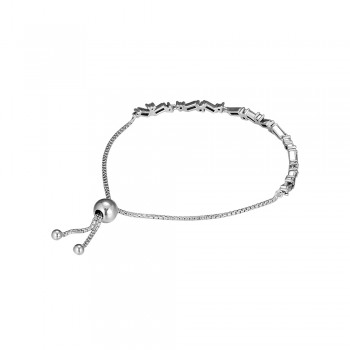 CKK 925 Sterling Silver Glacial Beauty Sliding Bracelet Original Jewelry Fashion Making Anniversary Gfit