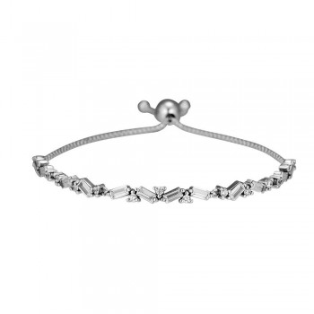 CKK 925 Sterling Silver Glacial Beauty Sliding Bracelet Original Jewelry Fashion Making Anniversary Gfit