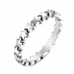 MISANANRYNE Romantic Ring For Women Authentic Silver-Color Star Forever Love Finger Promise Ring Size 6/7/8/9 Fashion Jewelry