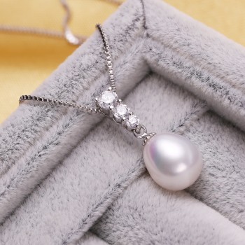 MINTHA pearl Jewelry sets,wedding engagement jewelry,Natural Pearl pendant Necklace/long Earrings,silver ring women