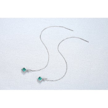 MeiBaPJ New Rainbow Stone 3 Suit Jewelry Set Real 925 Sterling Silver Pendant Earrings Ring Fine Charm Jewelry for Women