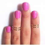 hot fashion new punk common short thin alloy finger ring diameter gold and silver color, wholesale free shipping