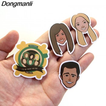 P3180 36PCS Friends TV Show DIY Skateboard Graffiti Laptop Badge Motorcycle Luggage Bags Accessories