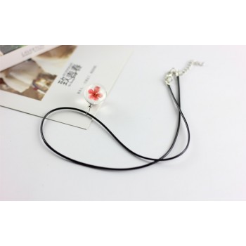 dandelion necklaces dried flowers sweater chain birthday present for his girlfriend plant specimens of crystal ball  #1138