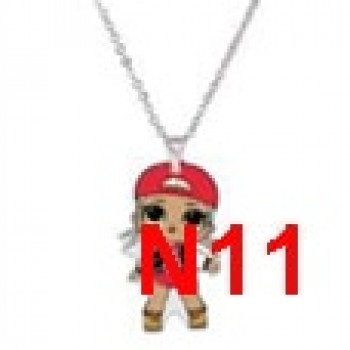 Menglina Acrylic Cartoon Princess Girl Necklaces amp; Pendants Flatback Resin Charm Little Girl Pendant Necklace Jewelry