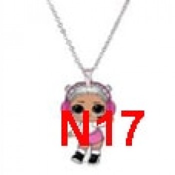 Menglina Acrylic Cartoon Princess Girl Necklaces amp; Pendants Flatback Resin Charm Little Girl Pendant Necklace Jewelry