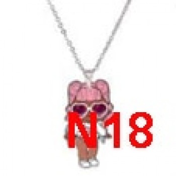 Menglina Acrylic Cartoon Princess Girl Necklaces amp; Pendants Flatback Resin Charm Little Girl Pendant Necklace Jewelry