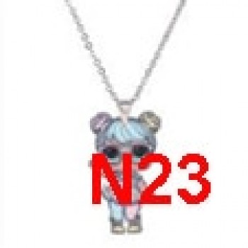 Menglina Acrylic Cartoon Princess Girl Necklaces amp; Pendants Flatback Resin Charm Little Girl Pendant Necklace Jewelry