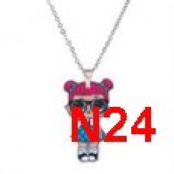 Menglina Acrylic Cartoon Princess Girl Necklaces amp; Pendants Flatback Resin Charm Little Girl Pendant Necklace Jewelry