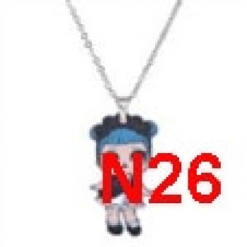 Menglina Acrylic Cartoon Princess Girl Necklaces amp; Pendants Flatback Resin Charm Little Girl Pendant Necklace Jewelry