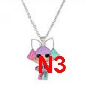 Menglina Acrylic Cartoon Princess Girl Necklaces amp; Pendants Flatback Resin Charm Little Girl Pendant Necklace Jewelry