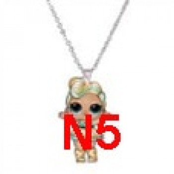 Menglina Acrylic Cartoon Princess Girl Necklaces amp; Pendants Flatback Resin Charm Little Girl Pendant Necklace Jewelry