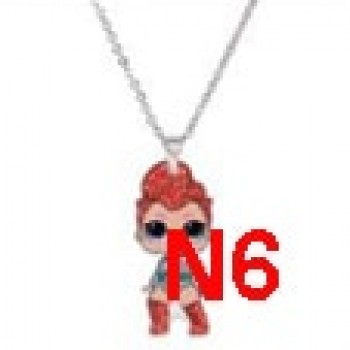 Menglina Acrylic Cartoon Princess Girl Necklaces amp; Pendants Flatback Resin Charm Little Girl Pendant Necklace Jewelry