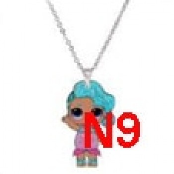 Menglina Acrylic Cartoon Princess Girl Necklaces amp; Pendants Flatback Resin Charm Little Girl Pendant Necklace Jewelry