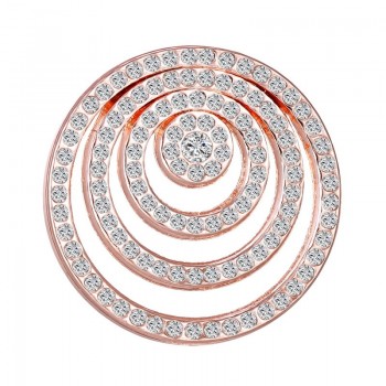 New Fashion Mix Designs Frame Hollow Crystal Disc 33cm Coin Charms DIY Coin Floating Coin Pendant Fit in 35mm Locket Necklace